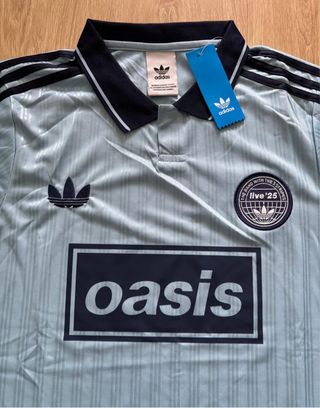 Camisa Adidas Oasis Tour 2025 Azul