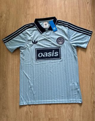 Camisa Adidas Oasis Tour 2025 Azul