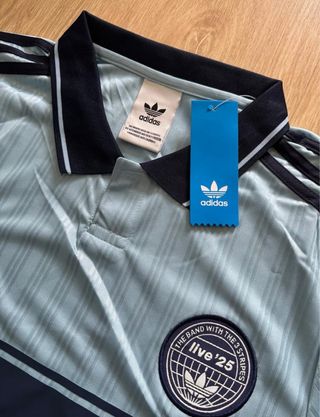 Camisa Adidas Oasis Tour 2025 Azul