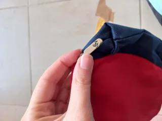 Borsellino rosso e blu