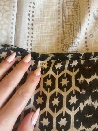 Copricostume donna fantasia geometrica