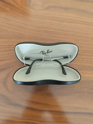 Gafas Ray-Ban Plata Rectangulares