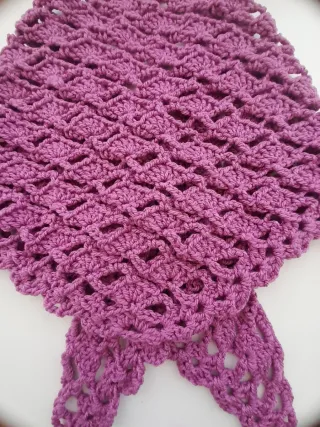 Toquilla malva para niña (3-7 años)