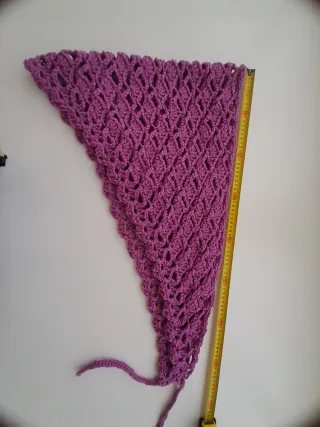 Toquilla malva para niña (3-7 años)