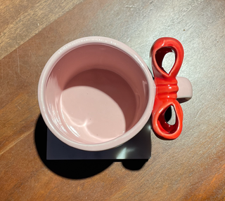 Taza Flying Tiger Lazo Rojo Cerámica