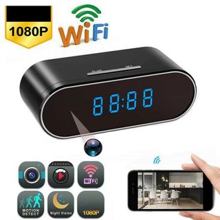 Despertador Espia HD Vision Nocturna Camara Wifi