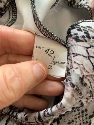 Leggings Sandro Ferrone estampado serpiente