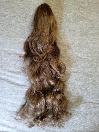 Extension coleta ondulada larga semi natural