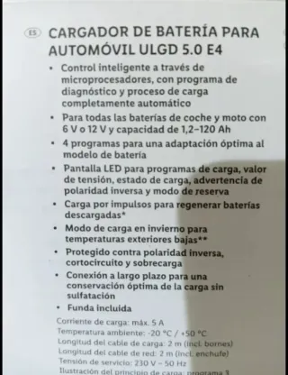 Cargador inteligente baterias ultimate speed LIDL