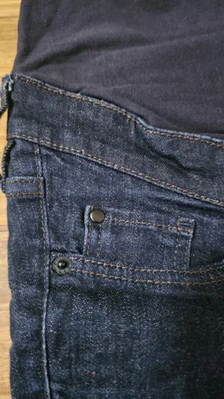 Pantalón vaquero premamá azul