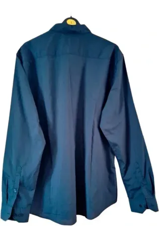 Camisa H&M Negra Manga Larga