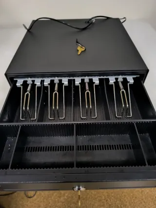 Cajón portamonedas Concord negro