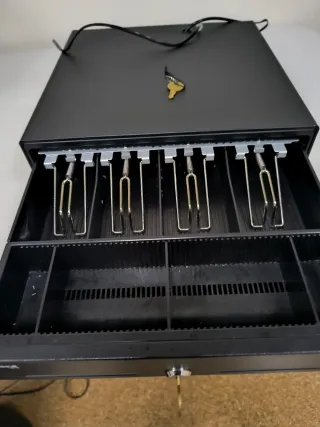 Cajón portamonedas Concord negro