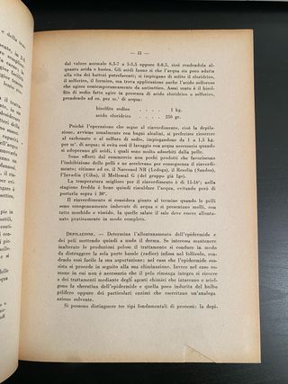 Il vuoi la concia - Tintura  - Rifinitura .