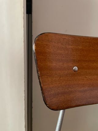 Sillas de oficina Vintage Madera y Metal