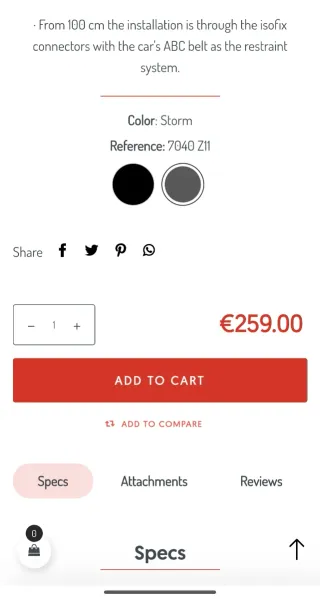 Silla de coche Nurse Jane