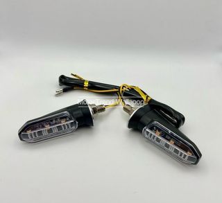 2x Intermitentes moto led homologados transparente