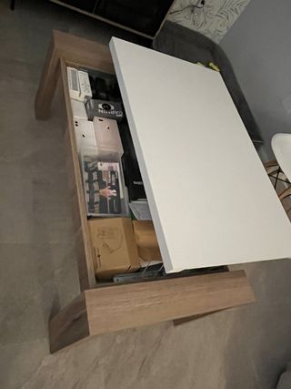 Mesa baja salón madera