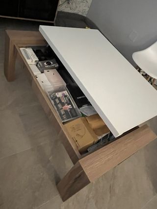 Mesa baja salón madera