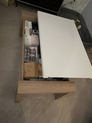 Mesa baja salón madera