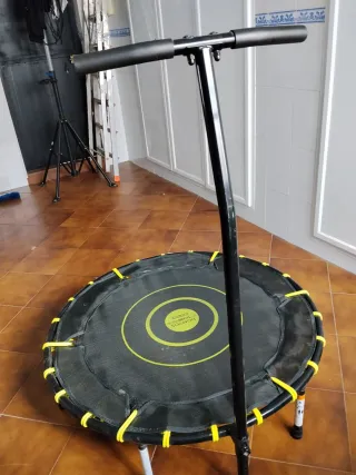 Trampolín Fitness con Barra