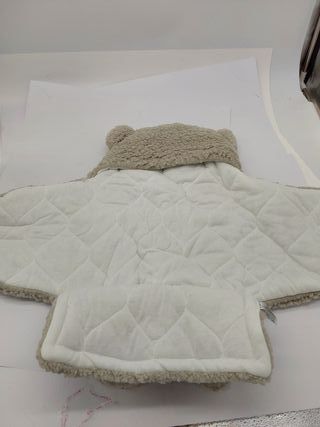 TOM ET ZOE, PU0001, Chancelière Polaire Ourson 0-6 Mois, Confort Optimal, Design Ludique, Pratique et Polyvalente, Idéale pour S