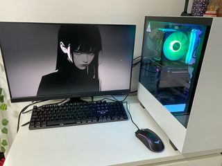 PC Gaming Blanco y Multicolor