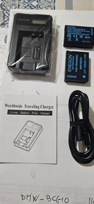 ENEGON DMW-BCG10 Batterie, 2x 1100mAh