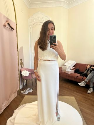 Vestido de novia talla 36 sin estrenar