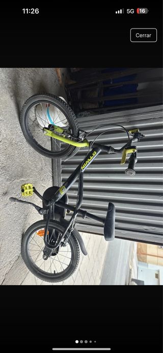 Bicicleta infantil Btwin 500 Dark Hero 16