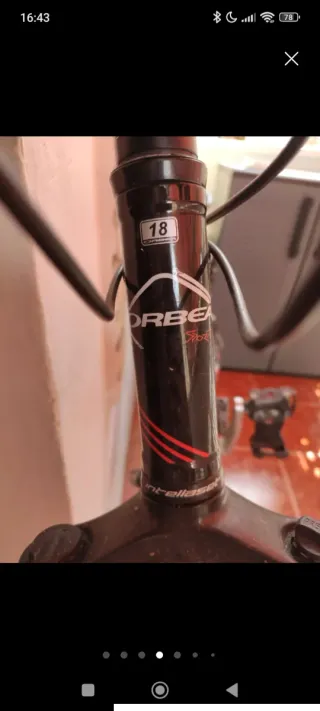 Bicicleta Orbea cambios Shimano y muchos extras