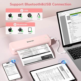 Stampante termica portatile rosa - Nuova