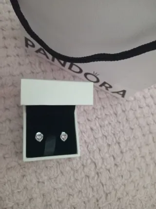 Pendientes Corazón Rosa y Plata