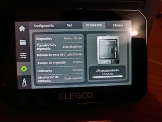 Impresora 3D Elegoo Centauri Carbon + 40TB fichero