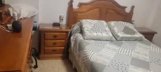 Muebles armario provenzal ,cómoda,mesitas y espejo