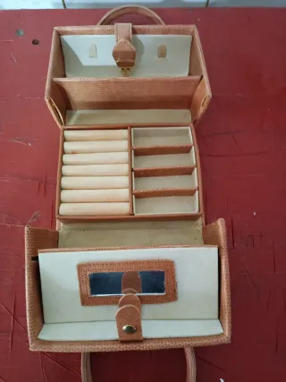 Bolso joyero/maquillaje vintage