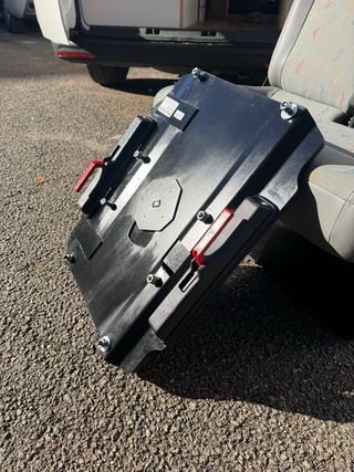 Asiento doble delantero t5 transporter Y base gira