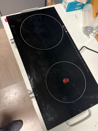 Vitrocerámica eléctrica doble