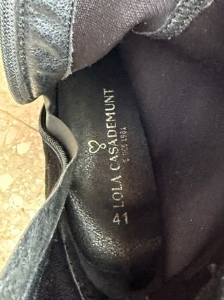 Botines Lola Casademunt Talla 41
