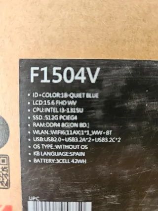 Asus Vivobook 15 Nero