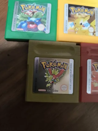 Juegos verde amarillo azul oro y fojo