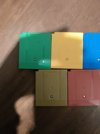 Juegos verde amarillo azul oro y fojo