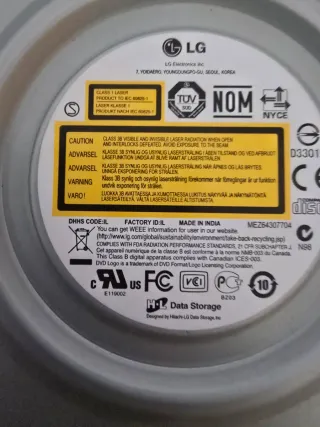 LG Lector/Grabador DVD PC