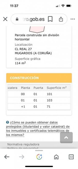 Casa en venta en Mugardos