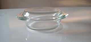 Set n.2 casseruole Simax di vetro