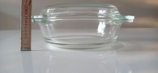 Set n.2 casseruole Simax di vetro