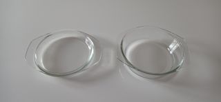 Set n.2 casseruole Simax di vetro