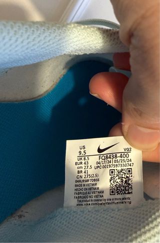 Zapatillas Nike Mercurial Vapor Futsal T43