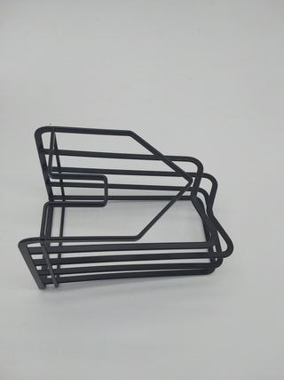 SUNFICON estante negro para tablas de cortar, soporte para tapas de ollas y sartenes para armarios de cocina