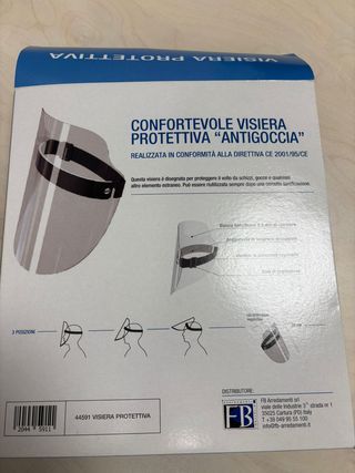 visiera protettiva (2 pezzi)